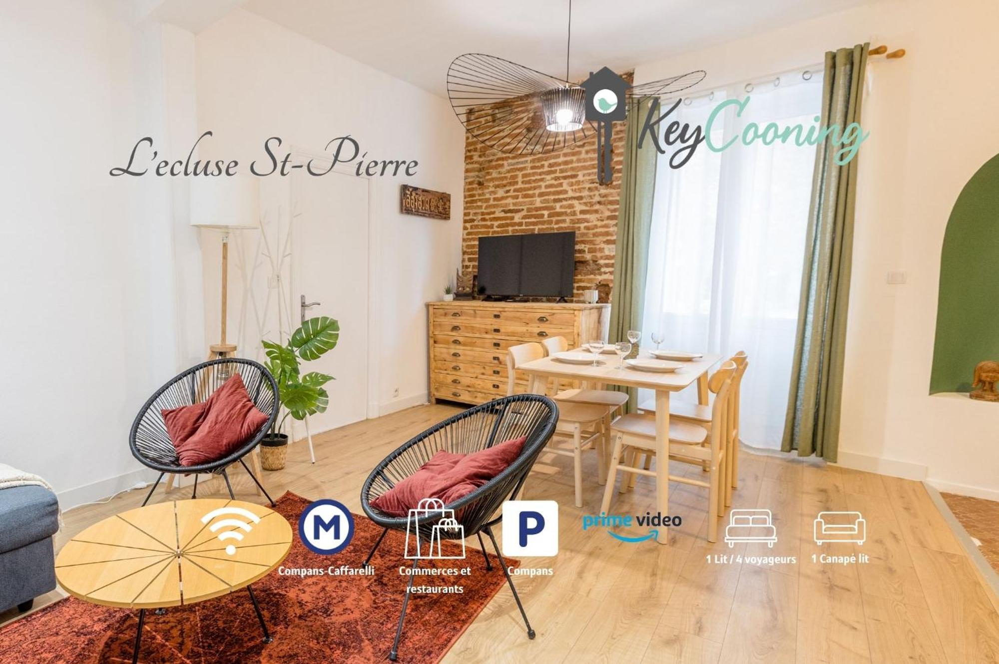 Apartamento L'Ecluse St-Pierre Toulouse Exterior foto